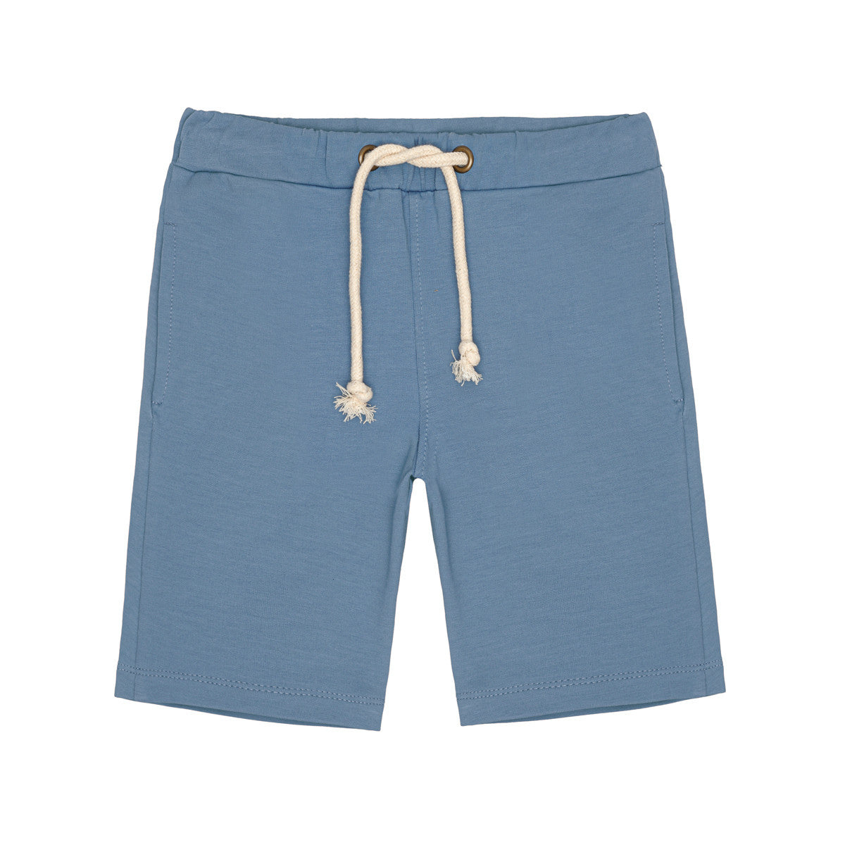 Little Hedonist super comfy organic surfer shorts in Blue Shadow made from our softest organic cotton. Sustainable kids clothing for boys and girls.