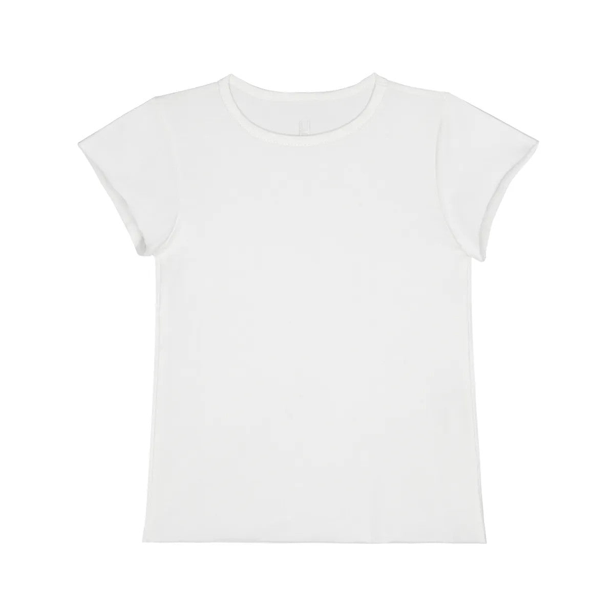 Little Hedonist unisex organic cotton t-shirt in white