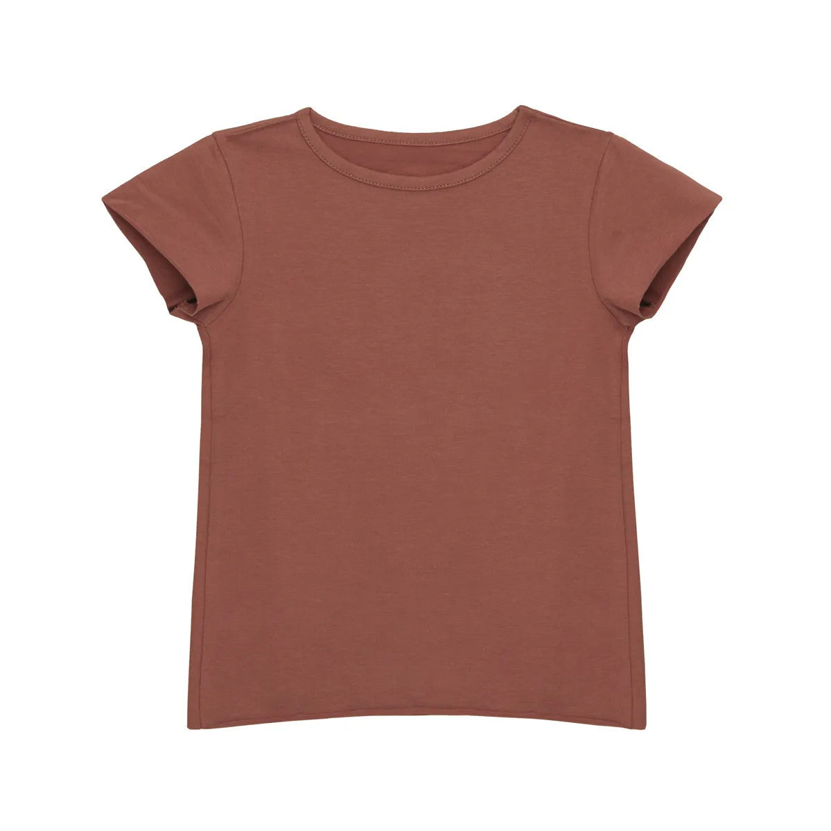 Little Hedonist unisex organic cotton t-shirt in Potters Clay