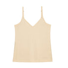 This Little Hedonist beige camisole is our essential cami top, made from the softest piquet cotton. Made from organic cotton.