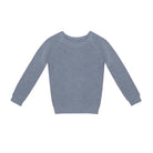 Extremely soft and warm blue organic knitted sweater by Little Hedonist