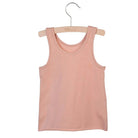 Little Hedonist unisex organic cotton tanktop in Cameo Rose